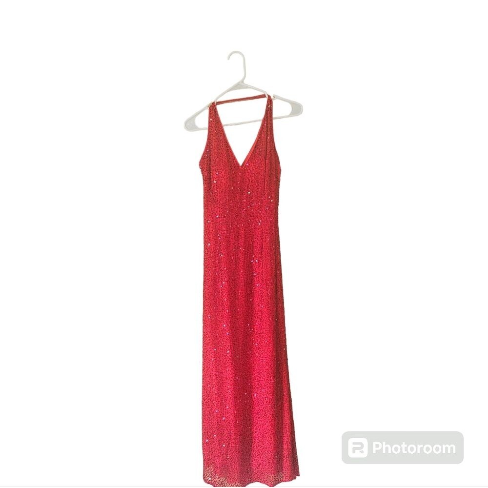 Mark and John by Gopal vintage silk beaded gown